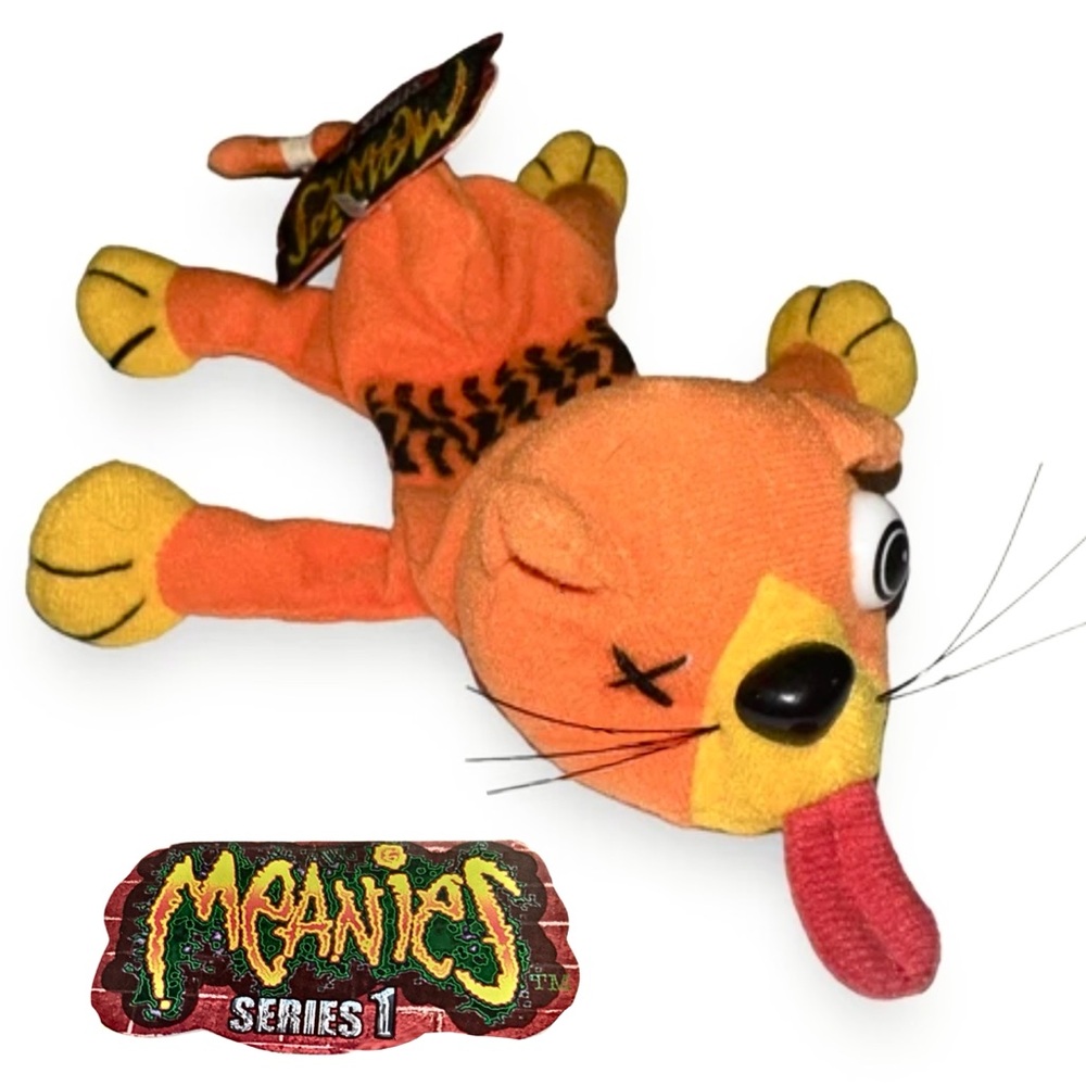MEANIES Series 1 - “Splat” The Roadkill Cat, Original 1997-98, Perfect, NWT